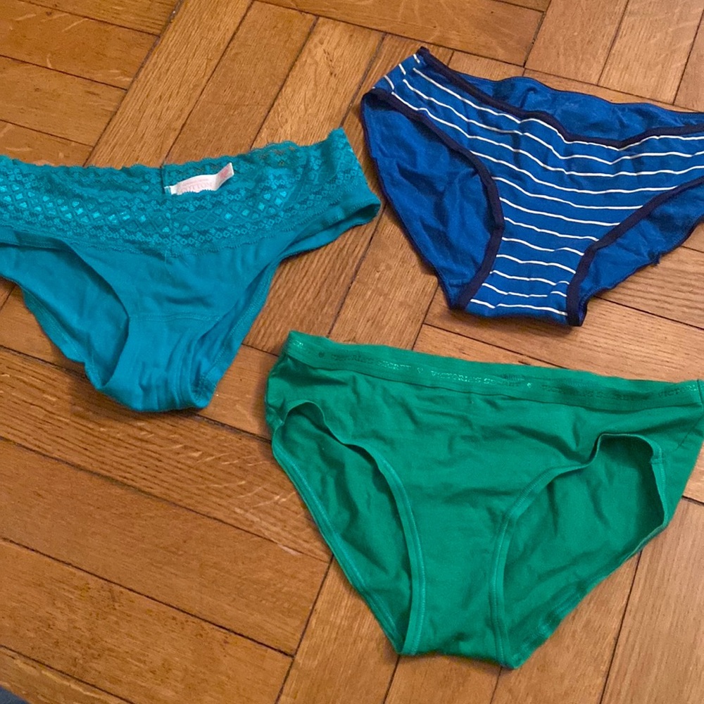 Three new pairs of Victoria’s Secret panties!